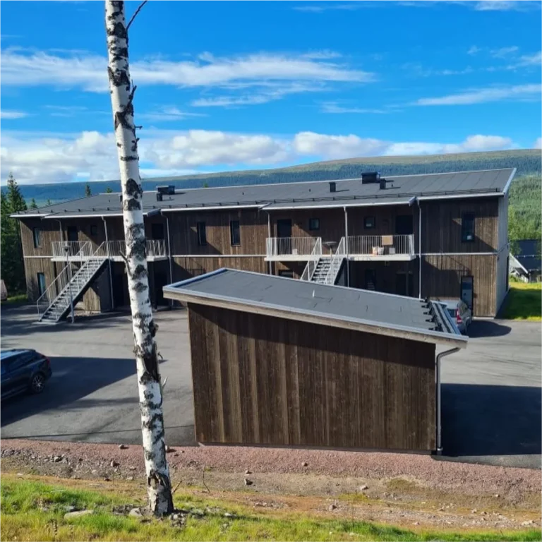Huskropparna i Brf Fjällblick i Sälens by